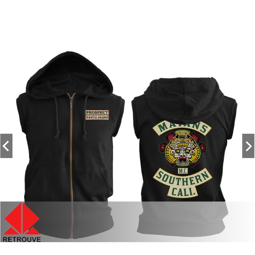 MAYANS MC VEST SWETER JACKET VEST