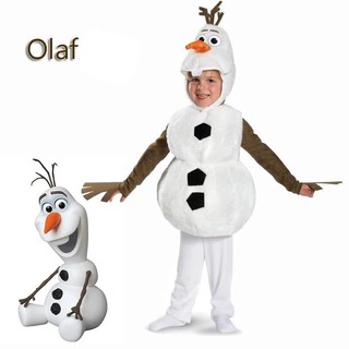 พร้อมส่ง Olaf Costume Frozen for Kids ชุดโอลาฟ โฟรเซ่น ชุดแฟนซี ผ้านิ่ม ใส่ได้ทั้ง เด็กผู้หญิง และ เด็กผู้ชาย อายุ 3-7 y