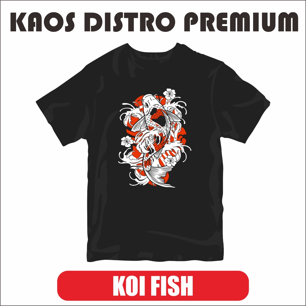 เสื้อยืดธีม Koi Fish Hobby