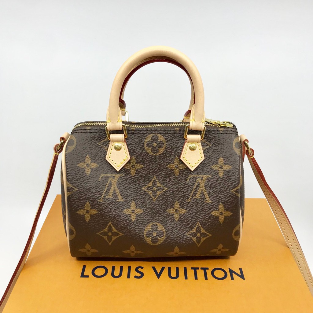 Brandname_bysweet กระเป่า New Lv speedy nano dc19 full set with box + copy rec