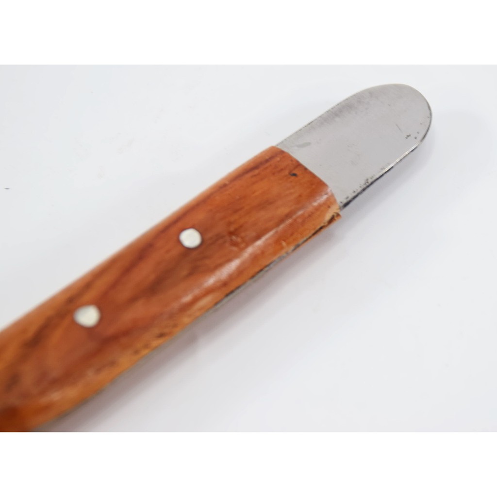 มีดตอนกิ่ง ใบมีดสแตนเลส ด้ามไม้จับถนัดมือ ใบมีดยาว 6 เซนติเมตร มีดรวมด้ามยาว 18 เซนติเมตร