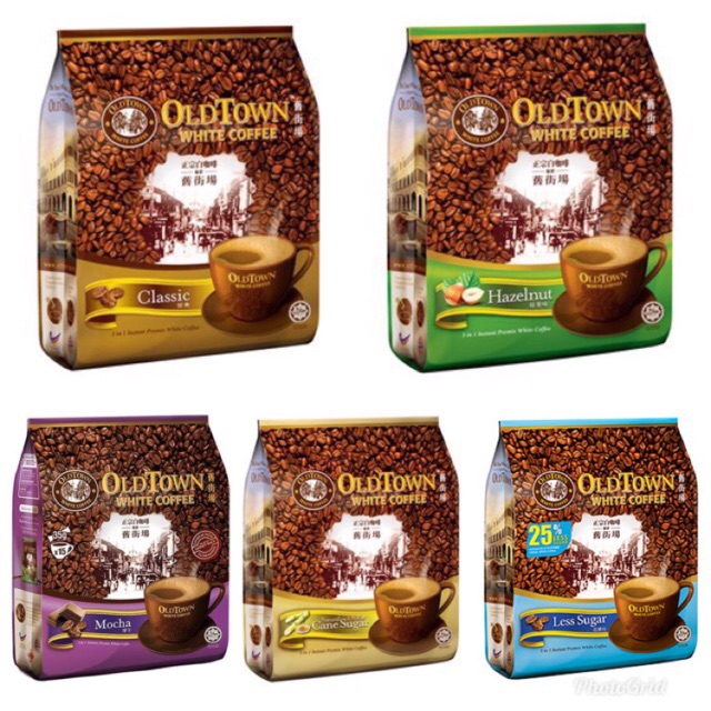Oldtown สินค้าเปลี่ยน Packaging แบบใหม่ กาแฟขาว / ชา OldTown Old Town White Coffee หมดอายุ 7/2025
