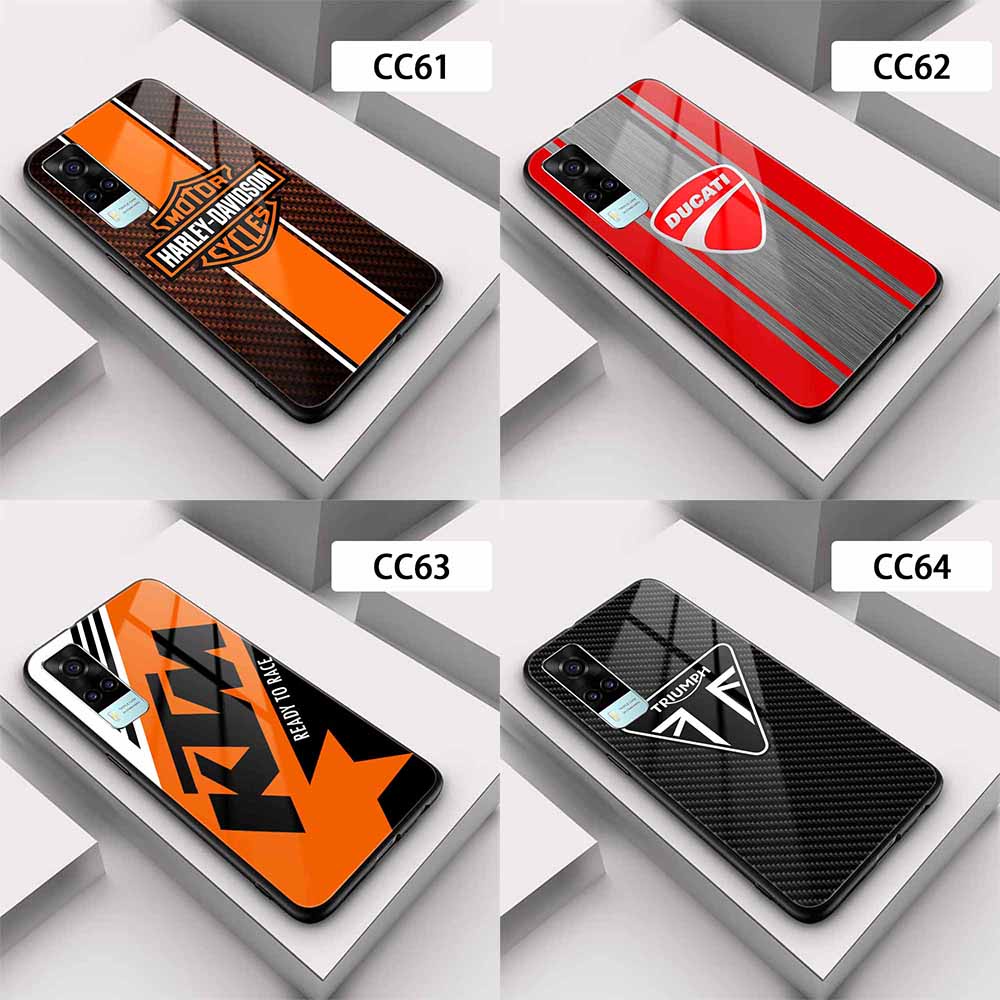 PC Plexiglass Back Case Super Bike Collection สําหรับ VIVO V50/V50 Lite/V40/V40 Pro/V40 Lite/V40e/V3