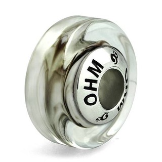 OHM Beads รุ่น Choc - Murano Glass Charm เครื่องประดับ บีด เงิน เแก้ว จี้ สร้อย กำไล OHMThailand