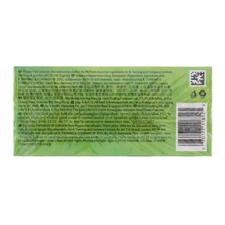 Twinings Pure Peppermint ทไวนิงส์ เครื่องดื่ม เพียว เปปเปอร์มินท์ ชนิดซอง 2 กรัม แพ็ค 25 ซอง