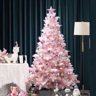 🚚 พร้อมส่ง (2.1 ม.) ต้นคริสต์มาส 1.2/ 1.5/ 1.8 เมตร Luxury Sakura Pink Christmas tree คริสมาส x-mas tree xmas