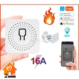 16A Mini Smart Wifi DIY Switch รองรับการควบคุม2ทาง,โมดูลบ้านอัตโนมัติอัจฉริยะ