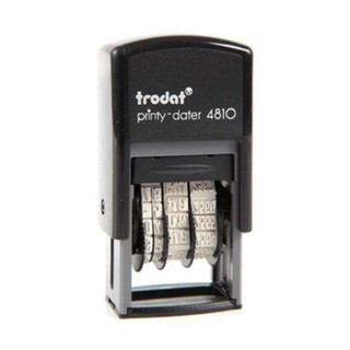 ตรายางวันที่หมึกในตัว Trodat 4810E-เดือนภาษาไทย(1ตัว)