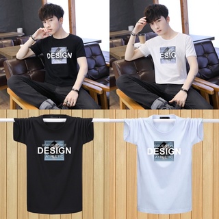 🤎พร้อมส่ง🤎 สย009เสื้อยืดสกรีนลาย DESIGN เสื้อยืดสวยสวย เสื้อยืดสีพื้น เสื้อยืดราคาถูก