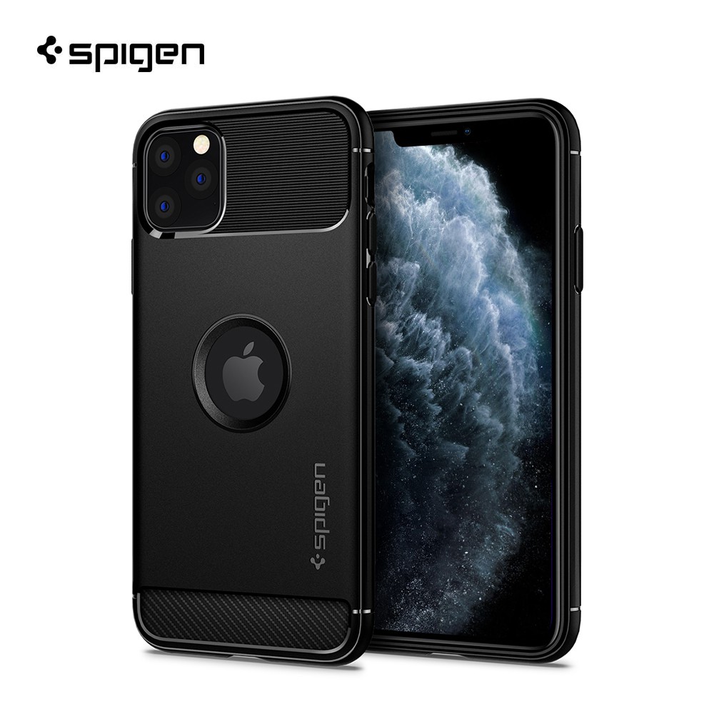 [ของแท้+ส่งฟรี] SPIGEN เคส iPhone 11 Pro Max RUGGED ARMOR เคสซิลิโคน, เคสบาง, เคสกันกระแทก