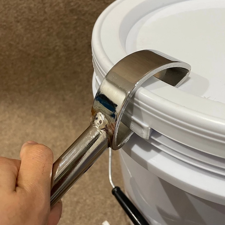 ที่เปิดฝาถังStainless steel Bucket Opener เปิดถังสี ถังชนิดต่างๆ แข็งแรงทนทาน กว้าง 3.5 cm สูง19.5 cm [สินค้าพร้อมส่ง]