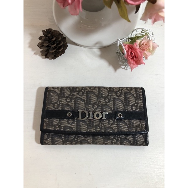 🍃🌸กระเป๋าสตางค์ Christian Dior งานวินเทจแท้💯🌸🍃