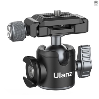 R Ulanzi U-80L หัวบอลสวิสด์ Arca พร้อมแผ่นสกรู 1/4 นิ้วสําหรับกล้อง Dslr Ildc Max. Load 10กก.