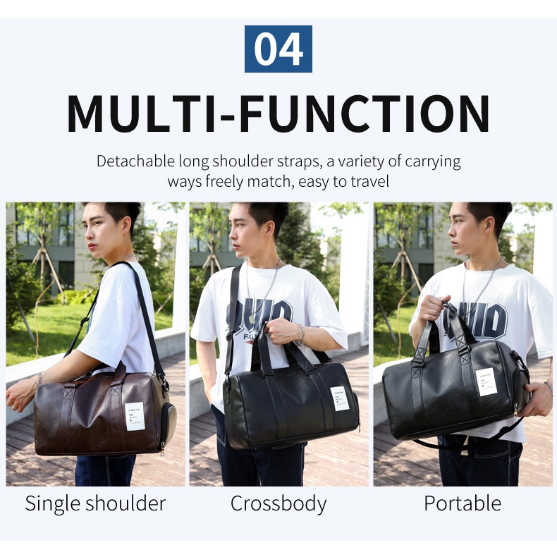 Travel bag large capacity waterproof yoga sports gym luggage ...