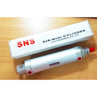 #0513 SNS Cylinder MAL 40X100 max press 1.0 Mpa (10.2Kgf/cm2) กระบอกลมเครื่อง