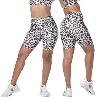 Zumba Worldwide High Waisted Biker Shorts (กางเกงขาสั้นออกกำลังกายซุมบ้า)