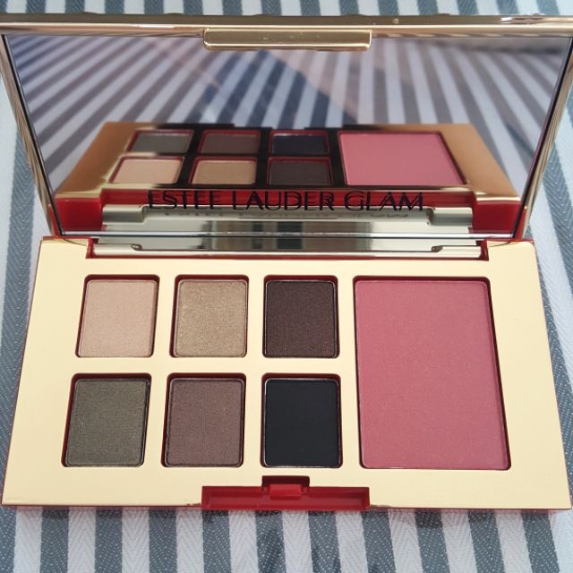 ESTEE LAUDER PURE COLOR EYE AND CHEEK PALETTE-GLAM