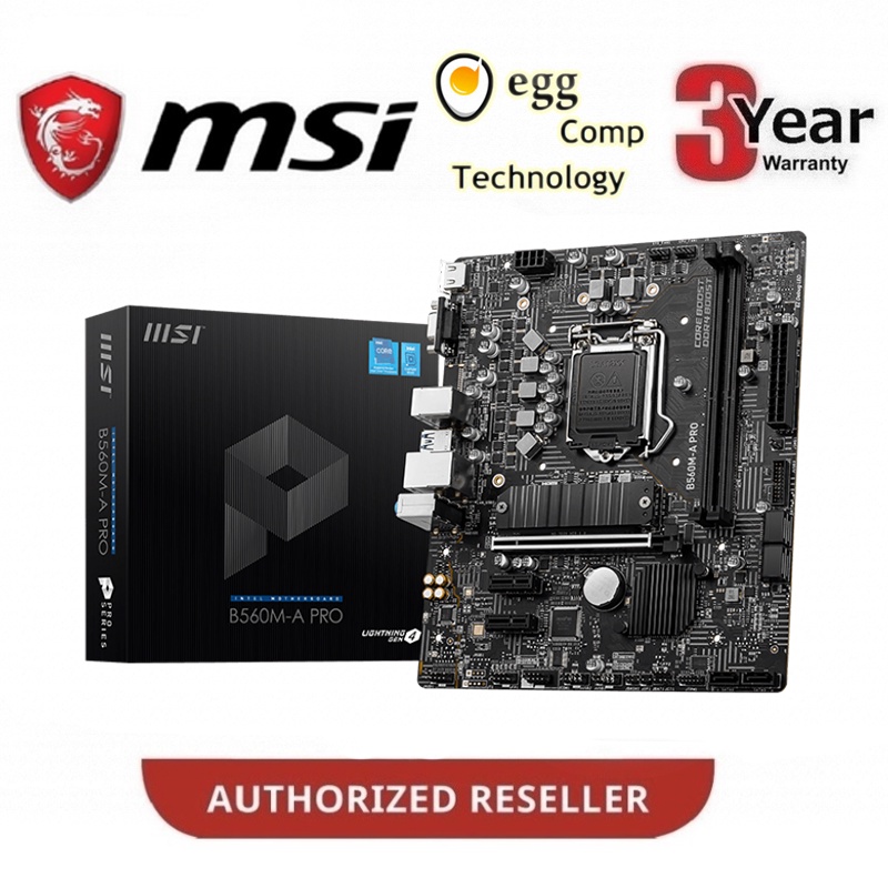 MSI B560M A PRO INTEL B560 LGA1200 MOTHERBOARD