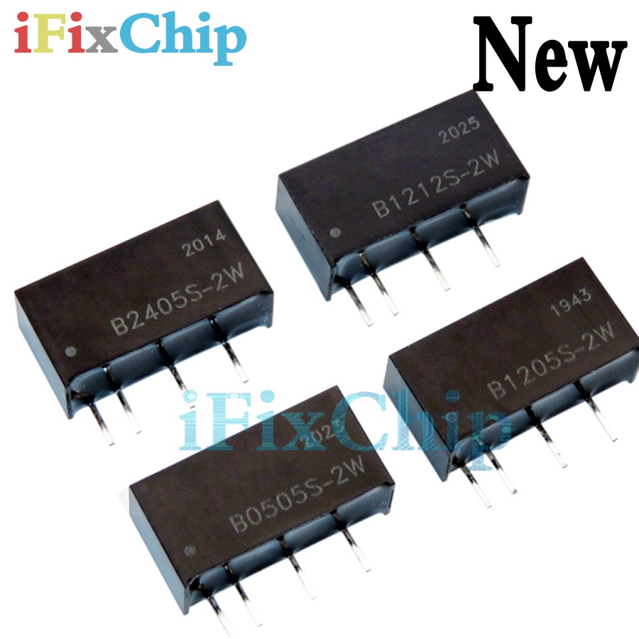 โมดูลแปลงพลังงาน 1W 2W series B0505S-1W B1205S-1W B1212S-1W B1212S-1WR2 B2405S-1W B0505S-2W B1212S-2