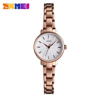 SKMEI Quartz Watch Women Fashion Ladies Watches Wrist Waterproof Stainless Steel Women Watches Luxury Montre Femme