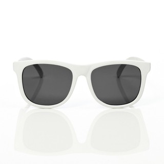 [Age 0-2,3-6] แว่นกันแดดเด็กสีขาว กันรังสี UVA,UVB 100% (UV400) Mustachifier Black Sunglasses