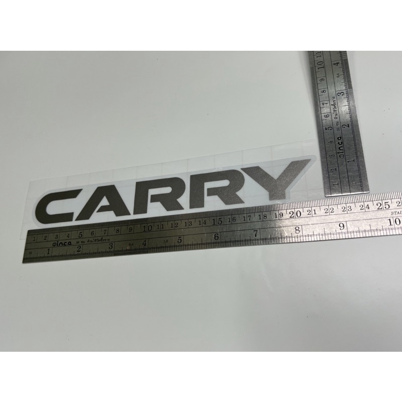 สติ๊กเกอร์ CARRY งานสกรีนสำหรับติดท้ายรถ SUZUKI CARRY