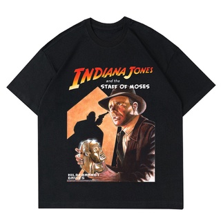 [COD]เสื้อยืด ลาย INDIANA JONES สไตล์วินเทจ | เสื้อยืด พิมพ์ลาย FILM GAME INDIANA JONES | ฟิล์มเสื้อผ้า | เสื้อผ้าวินเทจ