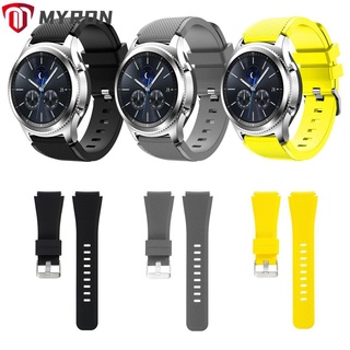 MYRON 22mm Accessories Smart Watch Replacement Sport Buckle Silicone Bands