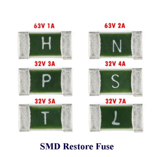 ฟิวส์ A One Time SMD Restore 1206 1A 2A 3A 4A 5A 7A 50 ชิ้นต่อล็อต