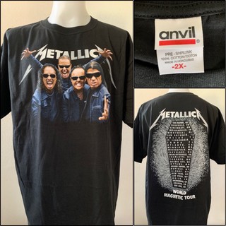 เสื้อวง Metallica : World Magnetic Tour