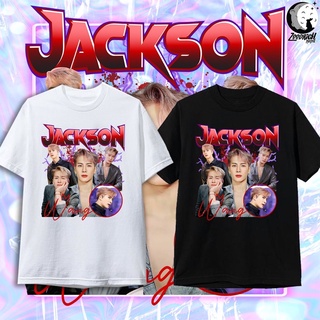 TSHIRTฝ้ายแท้จริง♂▦เสื้อยืดใหม่ 2022เสื้อยืด Jackson Wang แจ็คสัน หวัง  เสื้อยืดนักร้อง ไอดอลเกาหลี เสื้อยืด เสื้อวง got