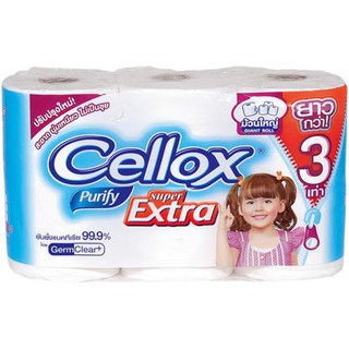 อุปกรณ์ทำความสะอาด กระดาษชำระ CELLOX ไจแอนด์โรล แพ็ค 6