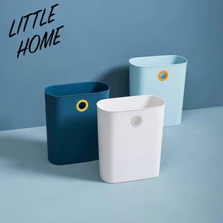 LITTLEHOME AA065 ถังขยะ ถังขยะในครัว ถังขยะแบบแขวน ถังขยะแขวนกับขอบลิ้นชัก ถังขยะในห้องน้ำ เรียบง่ายไม่มีฝาปิด