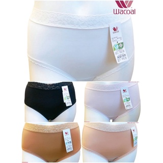 กางเกงชั้นในวาโก้ตกแต่งขอบลูกไม้ รุ่น WU4893 Wacoal Short Panty กางเกงในรูปแบบ แบบเต็มตัว ขอบลูกไม้ 5 สี