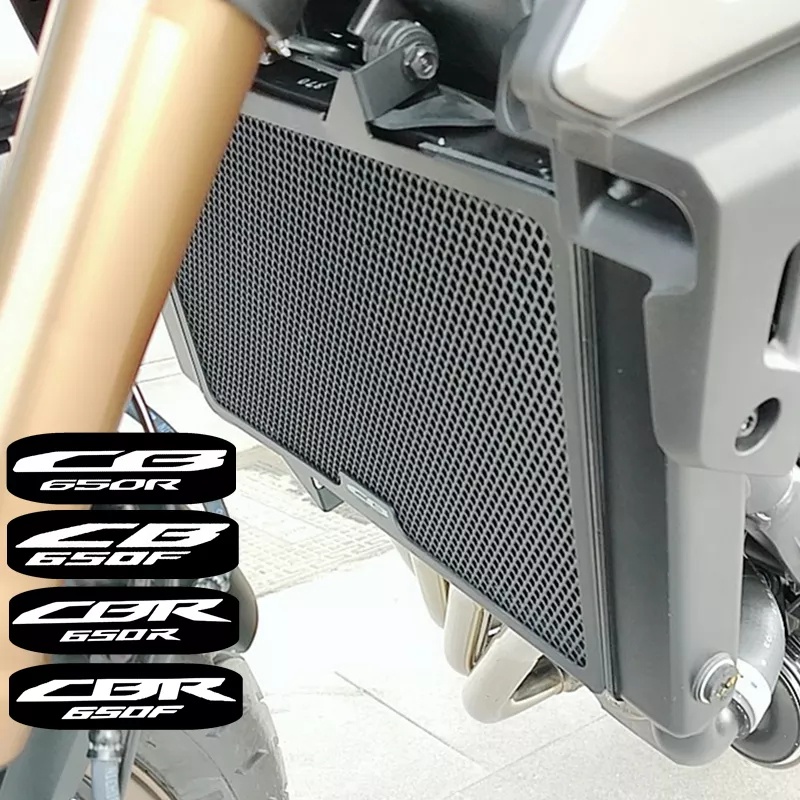 อลูมิเนียมรถจักรยานยนต์หม้อน้ํา Guard หม้อน้ํา Grille สําหรับ HONDA CB650R CB650F CBR650R CBR650F 2019 2020 2021 2022 2023