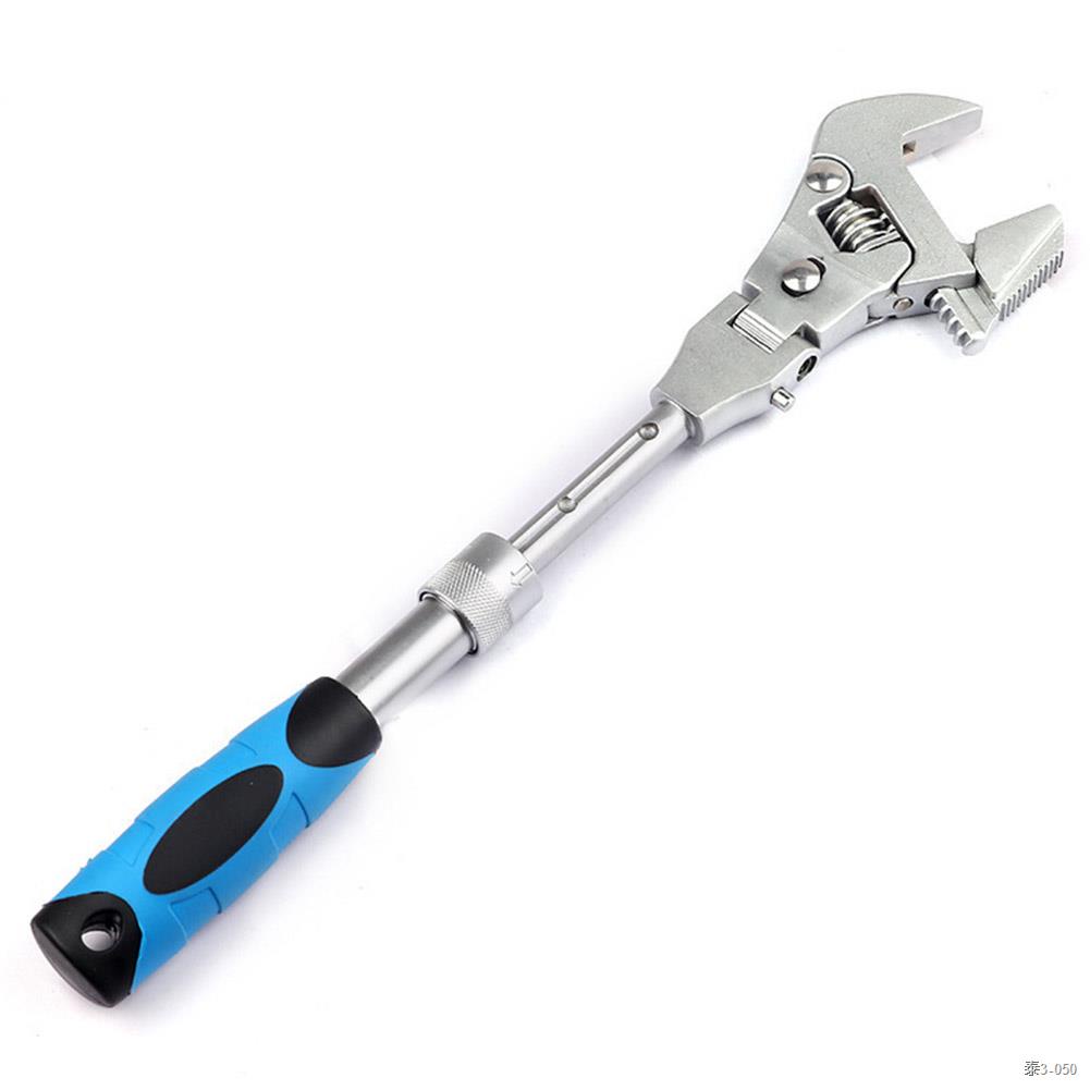 ✶10-inch Ratchet Adjustable Wrench 5-in-1 Torque Wrench Can Rotate and Fold 180 Degrees Fast Wrench Pipe Wrench Repair T