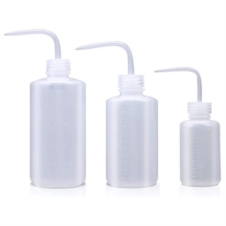 ขวดน้ำกลั่น , ขวดฉีดน้ำ , Wash bottle , ขวดใส่สารเคมี 250ml/500ml/1000ml