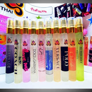 โล้ะ📍📍น้ำหอมการบินไทยแบบคละ เซตละ 260฿ จำนวน 10 แถม 1 ขวด