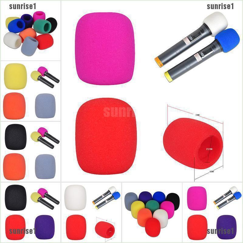 (ดวงอาทิตย์) โฟมฟองน้ํา 10 สี สําหรับไมโครโฟน