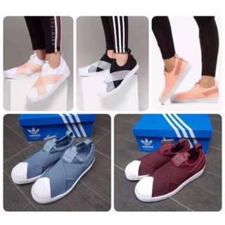 Adidas slipon แท้💯พร้อมส่ง รุ่นรูตาข่าย!!