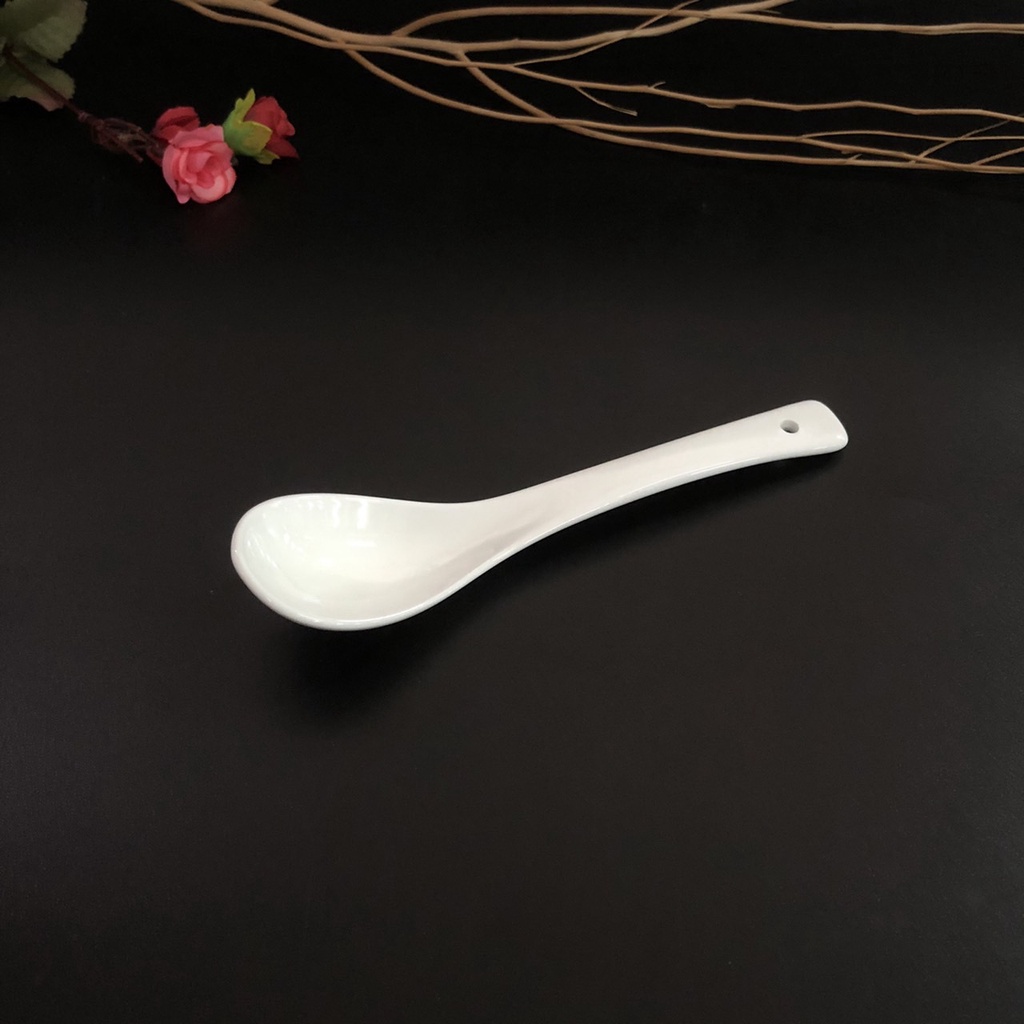 ช้อนตักซุปและทัพพีเนื้อเซรามิกมีให้เลือกหลายแบบหลายขนาด - รูปที่ 3