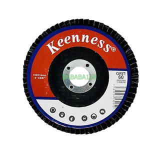 กระดาษทรายซ้อนหลังแข็ง KEENNESS (1ใบ) 4นิ้ว (40-320) ใบเจียทรายซ้อน แผ่นเจียรทรายซ้อน หลังแข็ง จานทรายเรียงซ้อน ผ้าทราย