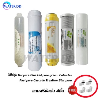 ชุดไส้กรองน้ำดื่ม  5 ขั้นตอน( รุ่น แร่ Alkaline) #ไส้กรองน้ำ #ไส้กรองน้ำดื่ม ใส่ได้หลายรุ่น