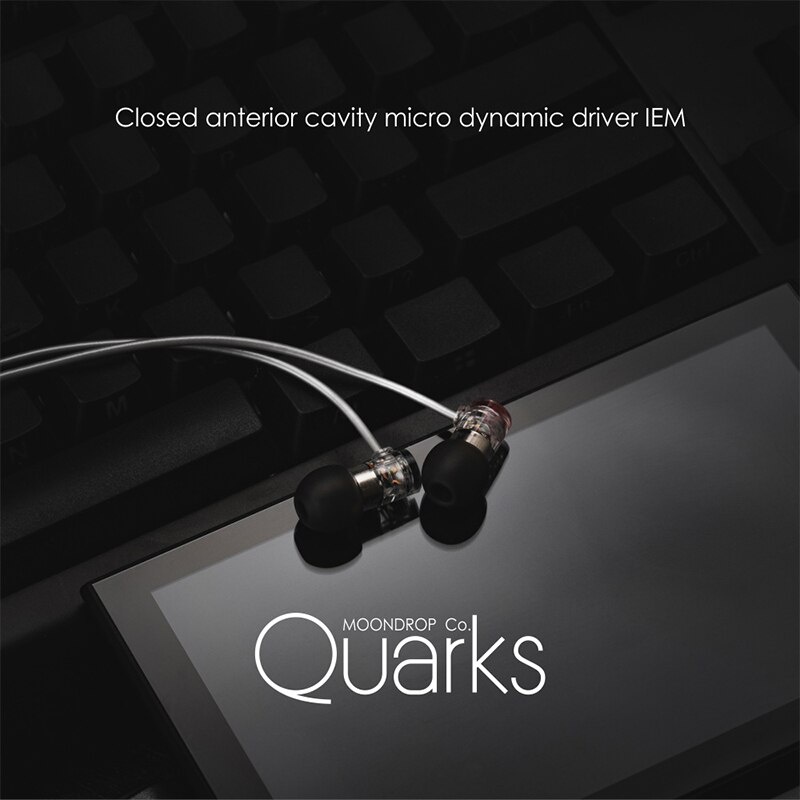 Moondrop Quarks หูฟังแบบไดนามิก IEM ประสิทธิภาพสูง 6 มม. micro Dynamic Driver หูฟังพร้อมไมโครโฟน
