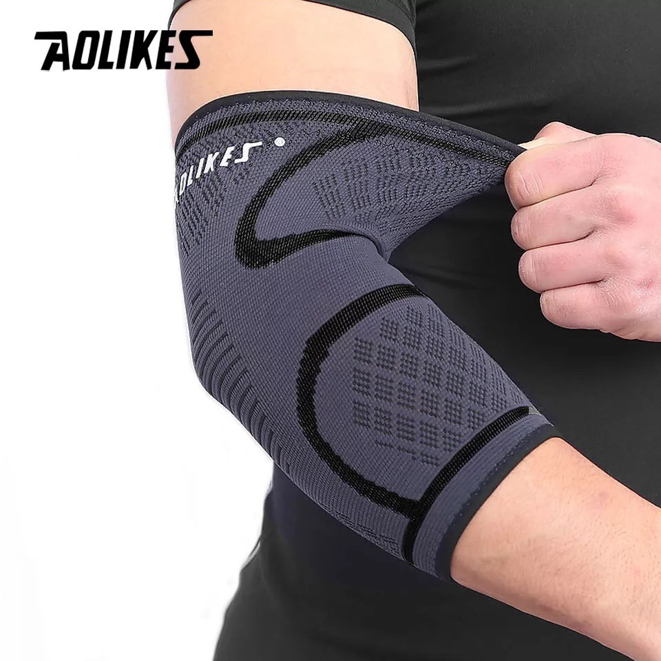 SIKU 7547 Aolikes Elbow Sleeves Sleeve Wrap Pad Elbow Protector - L, Black
