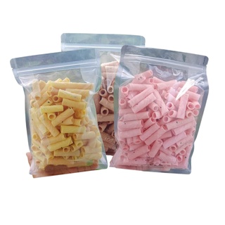[ลด 50% ใส่โค้ด INCS83L🍭] ขนมทองม้วนครูสา คละรส ขนาด 200 เเละ 500 กรัม