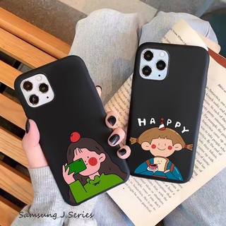 เคสโทรศัพท์มือถือแบบนิ่มเนื้อด้านสําหรับ Samsung J2 Pro 2018 J4 J6 J8 A6 A8 Plus A7 A9 A5 2018 A6+ A8+ Pgm