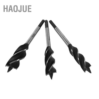 Haojue เครื่องมือสว่านเจาะไม้คาร์บอนเหล็กคาร์บอน 4 ตัด 165 มม.