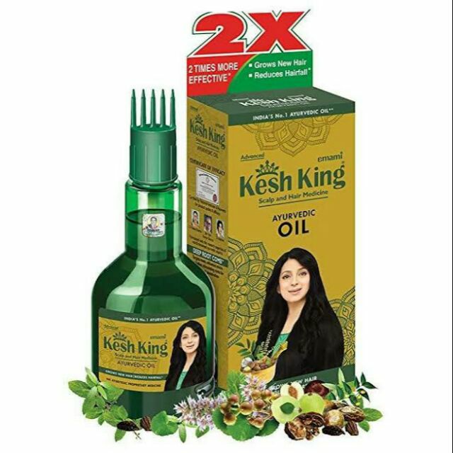 Kesh King Ayurvedic Oil 100 ml น้ำมันลดผมร่วง ผมหงอก รังแค