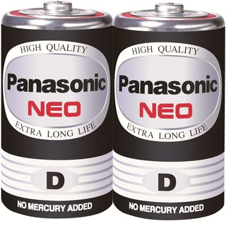 ถ่านไฟฉาย R20NT/2SL D (แพ็ค 2 ก้อน) Panasonic NEO